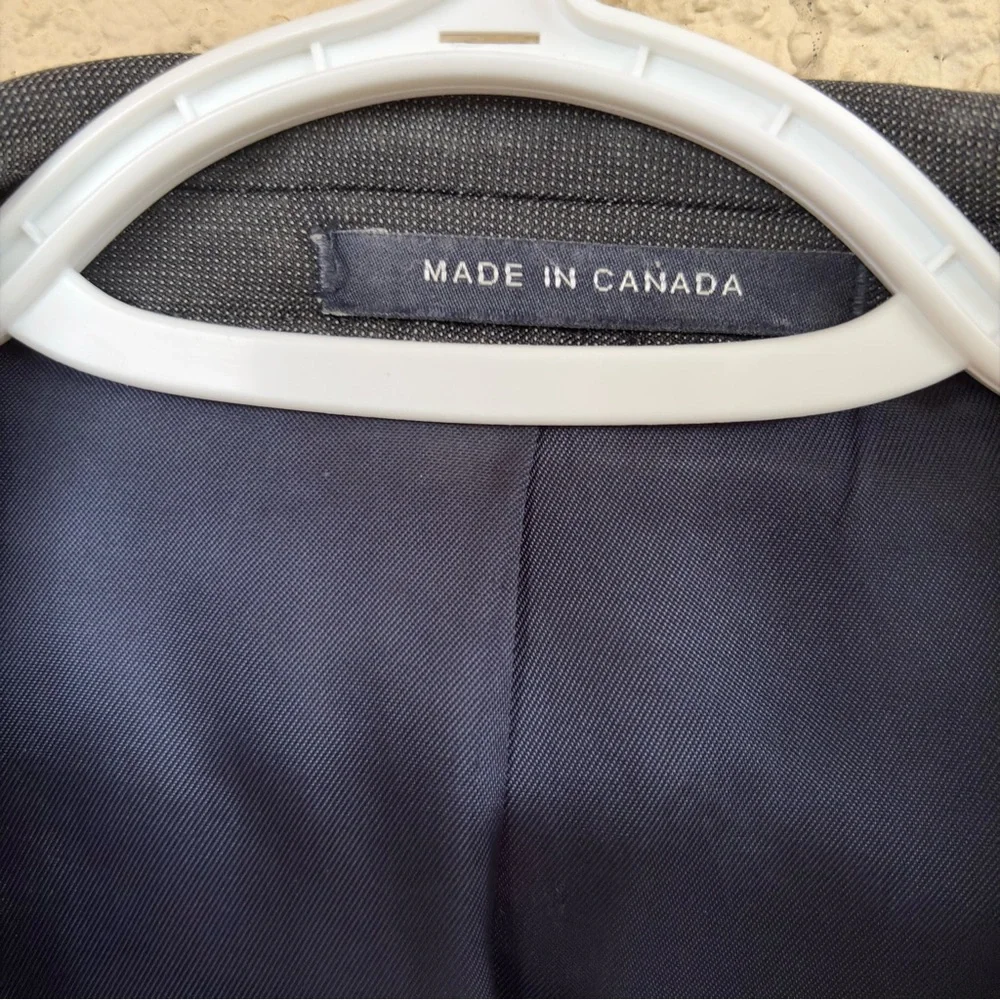Cremieux Performance Men 46S Gray Wool/Silk Suit Jacket Blazer Sport Coat